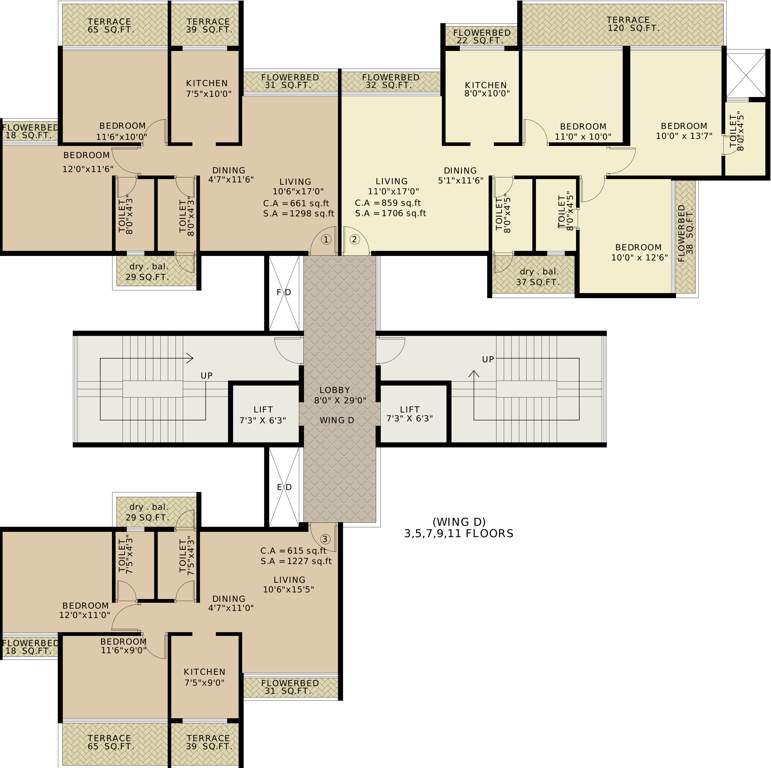 Images for Cluster Plan of Vansh Delta Tower 2