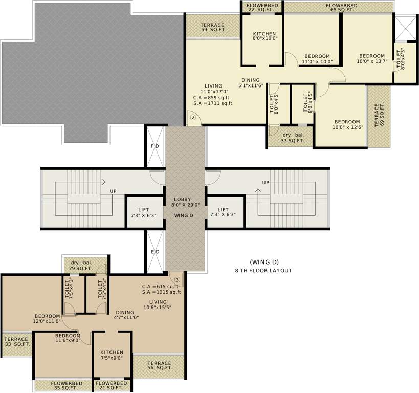 Images for Cluster Plan of Vansh Delta Tower 2