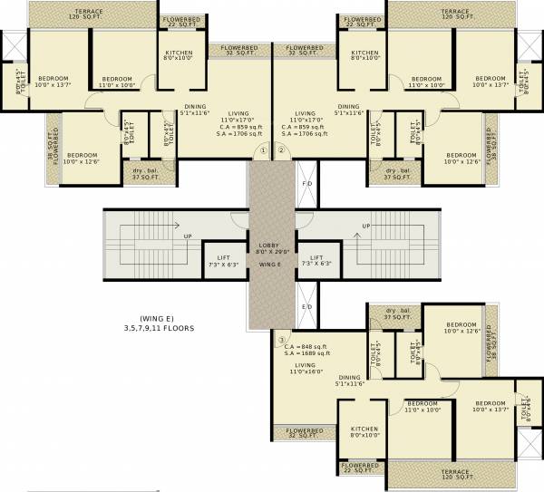 Images for Cluster Plan of Vansh Delta Tower 2 Images for Cluster Plan of Vansh Delta Tower 2
