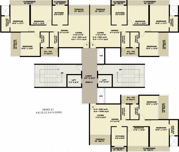 Images for Cluster Plan of Vansh Delta Tower 2 Images for Cluster Plan of Vansh Delta Tower 2
