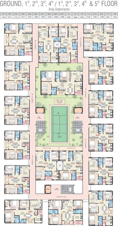 Images for Cluster Plan of Celebrity Uber Heights