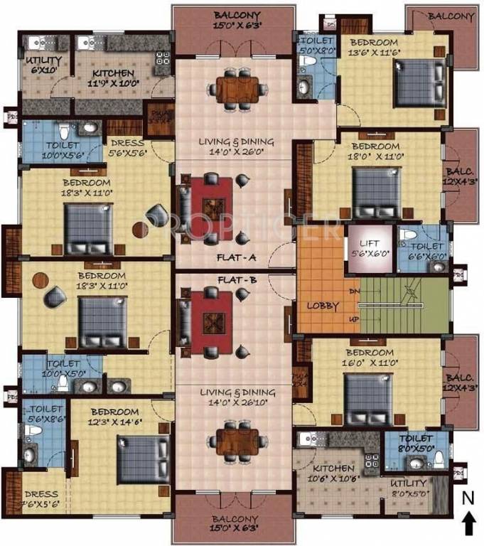 Images for Cluster Plan of Sumanth Sreshta Ragasudha