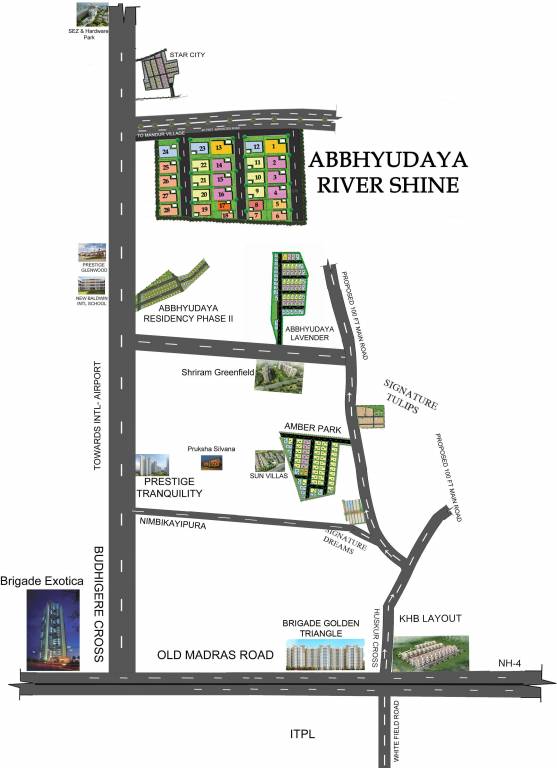 Images for Location Plan of Abhyudaya Rivershine
