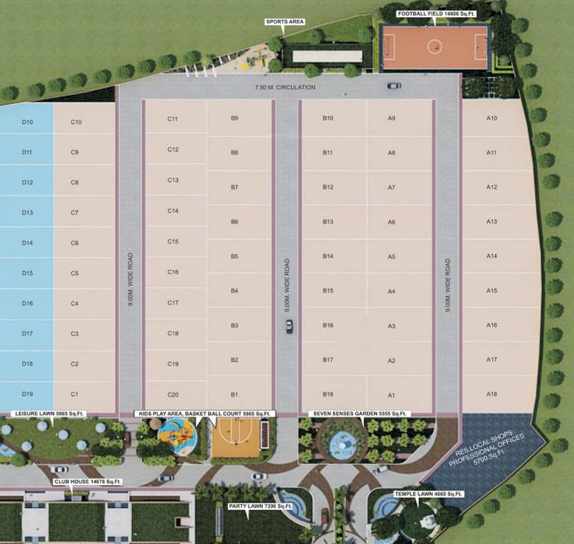 Images for Layout Plan of Skydot Meadows Plots