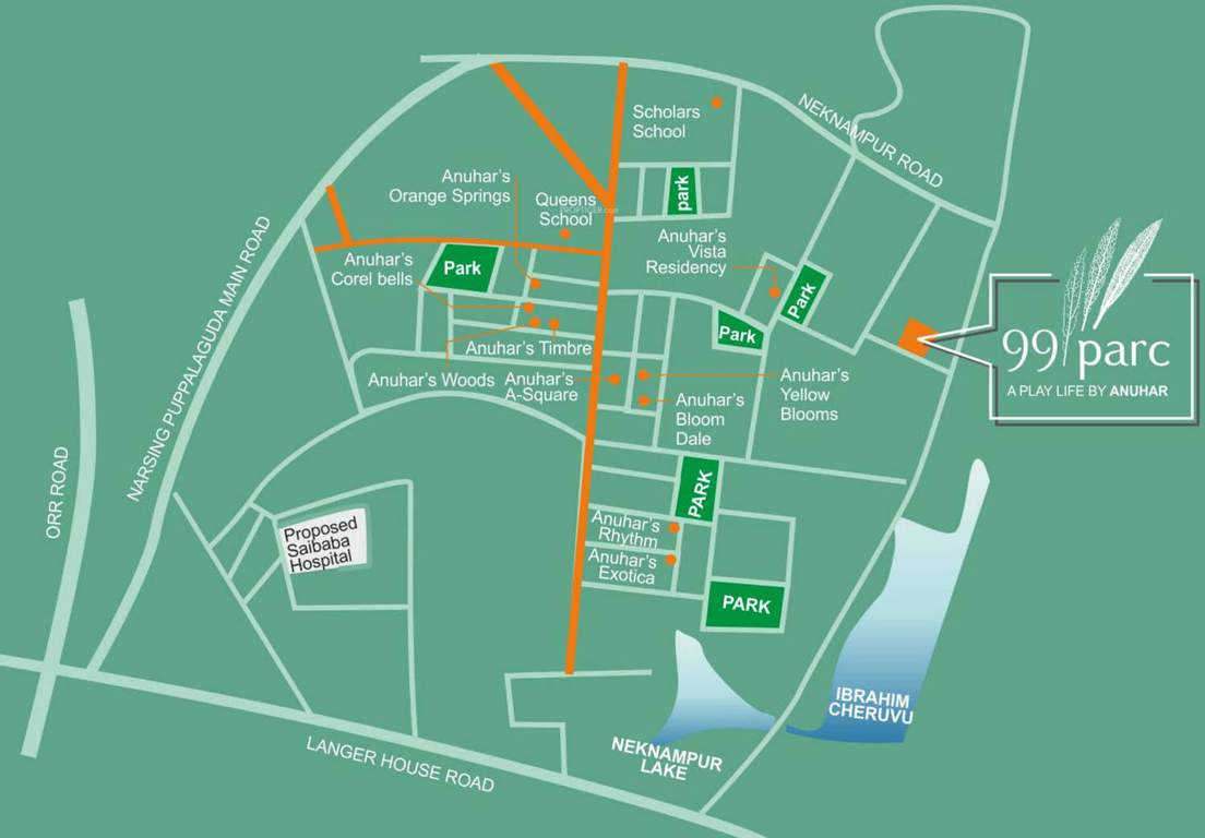  99 parc Images for Location Plan of Anuhar 99 Parc