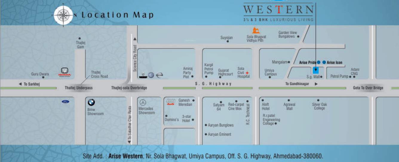 western Images for Location Plan of Arise Western