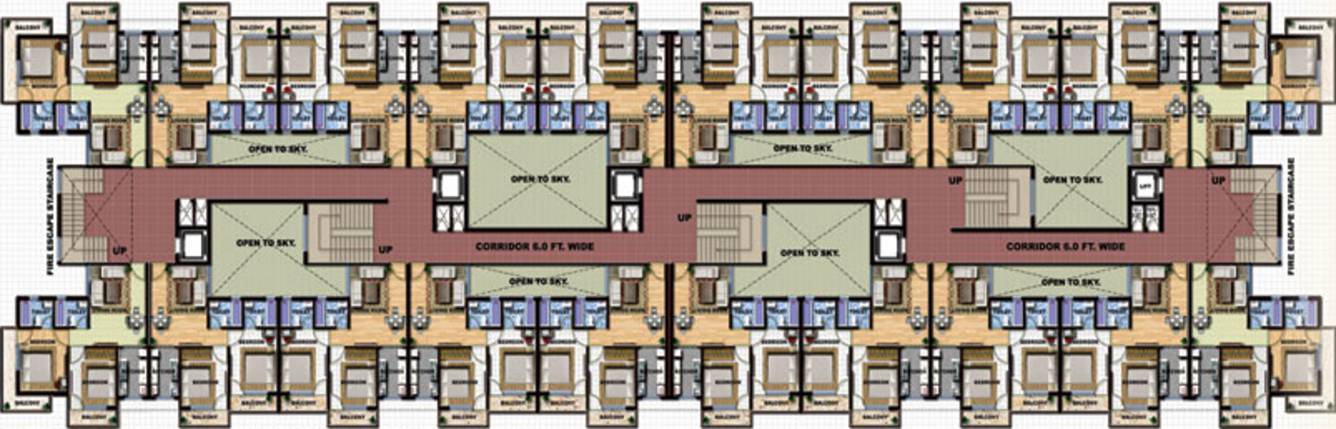 Images for Cluster Plan of Mega Capital Tower