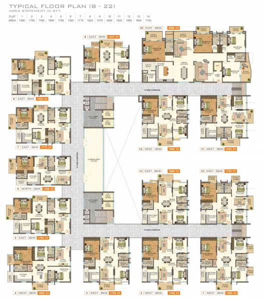 GP Trends Cluster Plan From 8th To 22th Floor gp-trends GP Trends Cluster Plan From 8th To 22th Floor