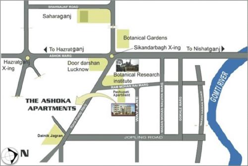  apartments Images for Location Plan of Ashoka Apartments Apartments