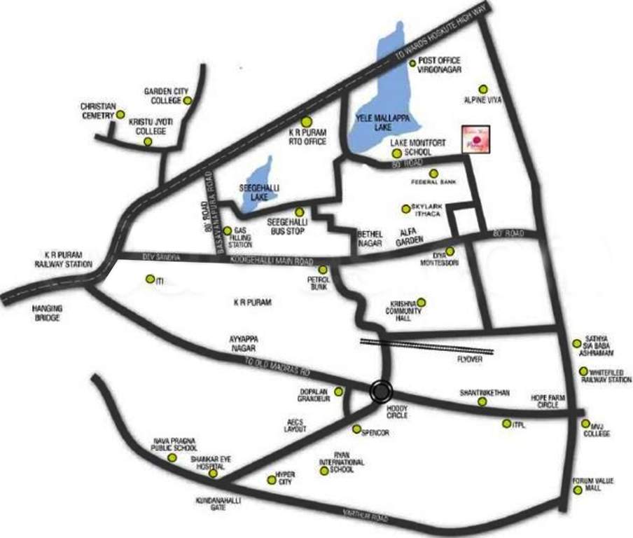 middle mist Images for Location Plan of Peony Middle Mist