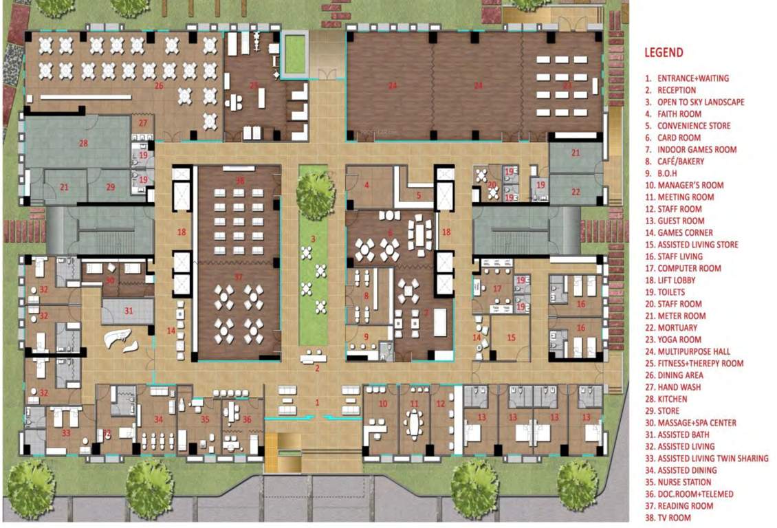 the evergreen Images for Cluster Plan of Adani The Evergreen