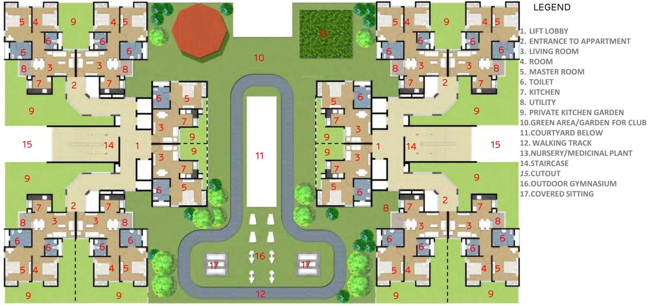 the evergreen Images for Layout Plan of Adani The Evergreen