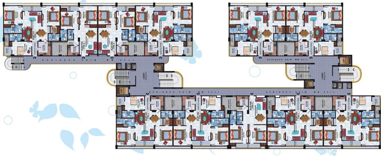  park ultima Images for Cluster Plan of RK Park Ultima