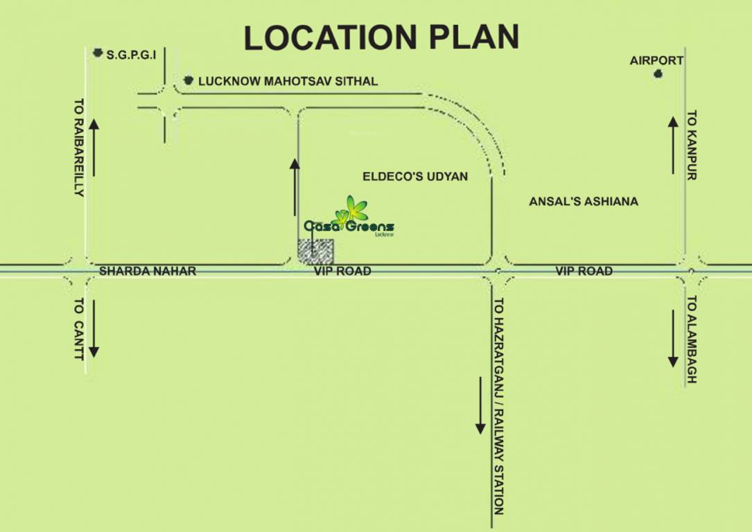 Images for Location Plan of Radhey Casa Greens