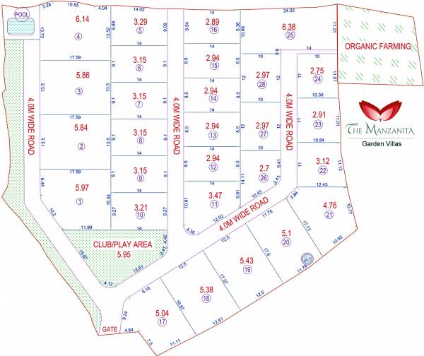 Images for Layout Plan of Manntree The Manzanita Garden Villa
