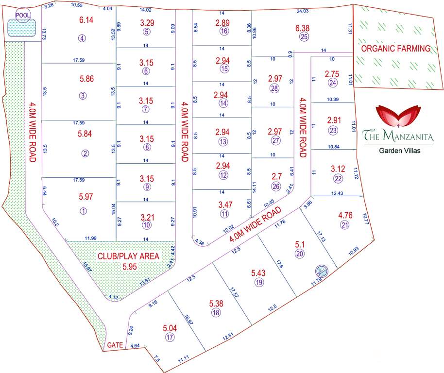 Images for Layout Plan of Manntree The Manzanita Garden Villa