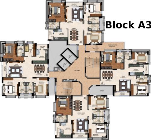  swan-court Images for Cluster Plan of Bengal Swan Court