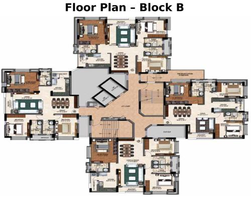  swan-court Images for Cluster Plan of Bengal Swan Court