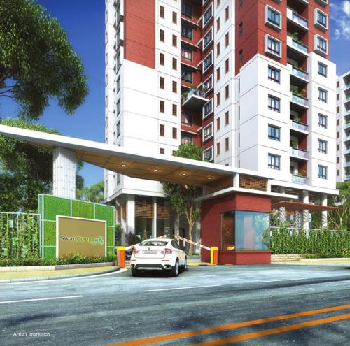  swan-court Entrance Gate Security Cabin