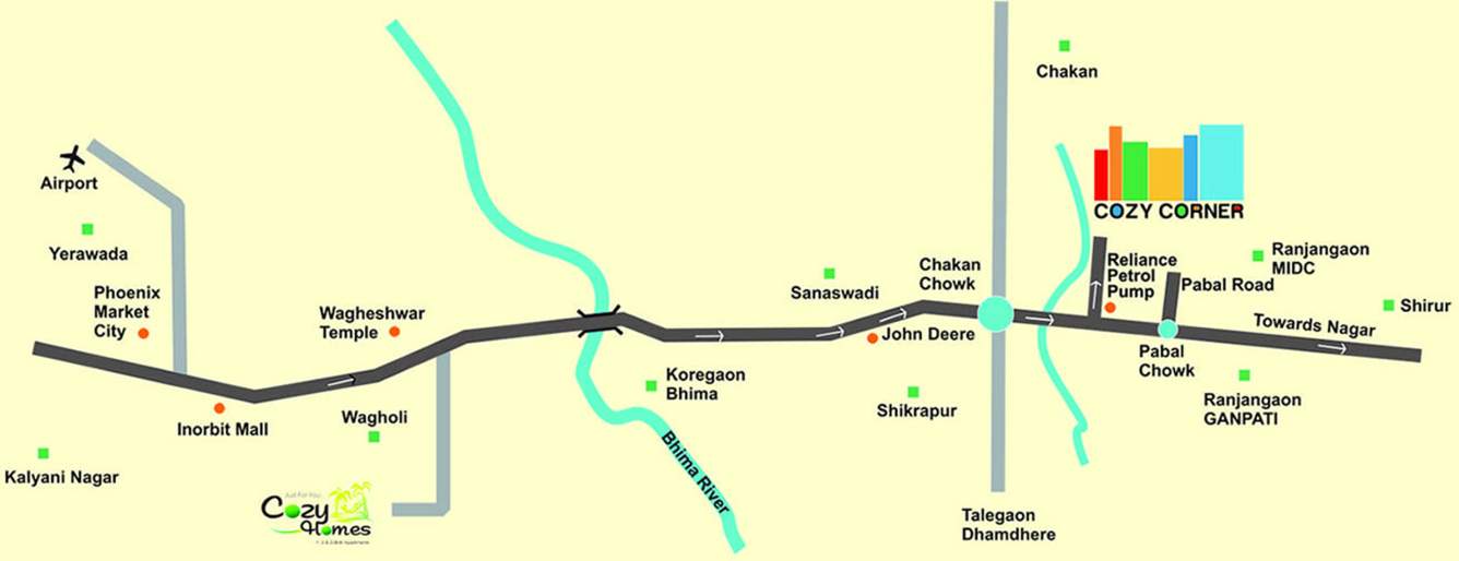 corner Images for Location Plan of Cozy Corner