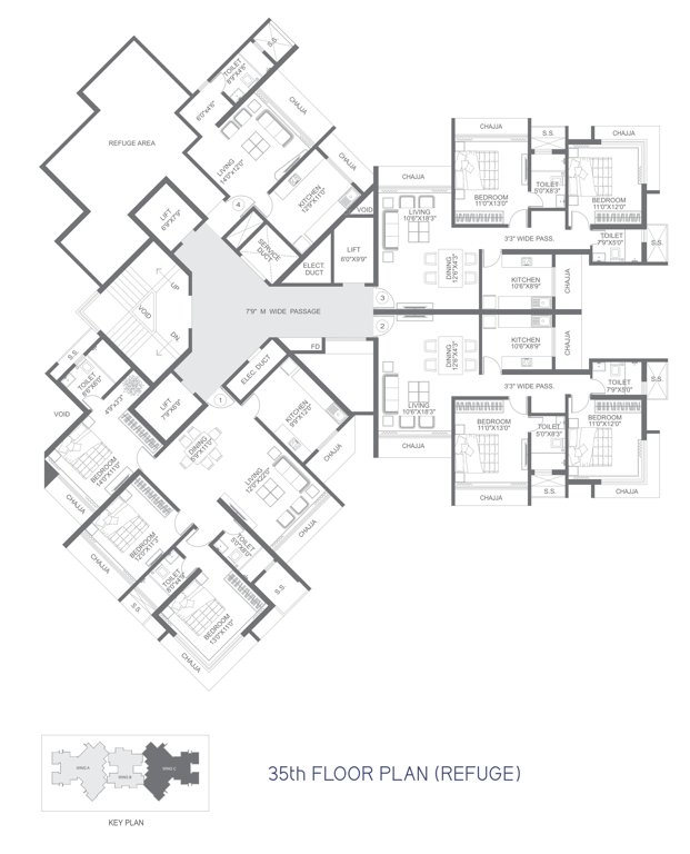  eclat Wing C Cluster Plan