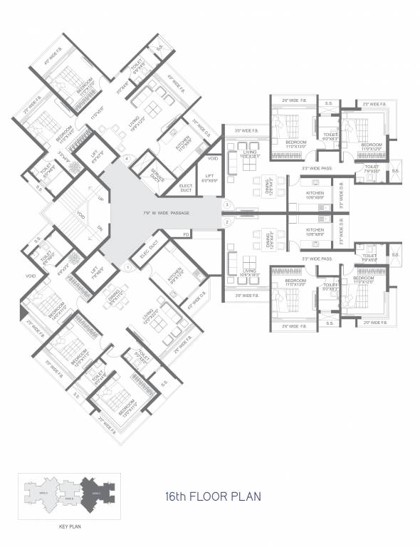  eclat Wing C Cluster Plan