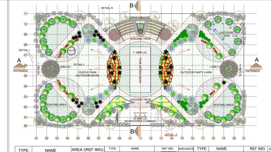 hills view Layout Plan