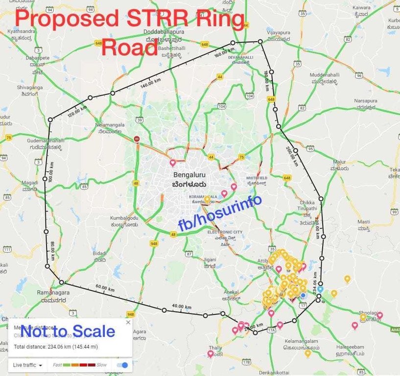 hills view Location Plan