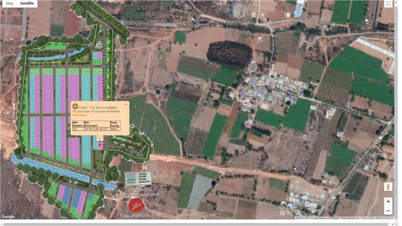 hills view Location Plan