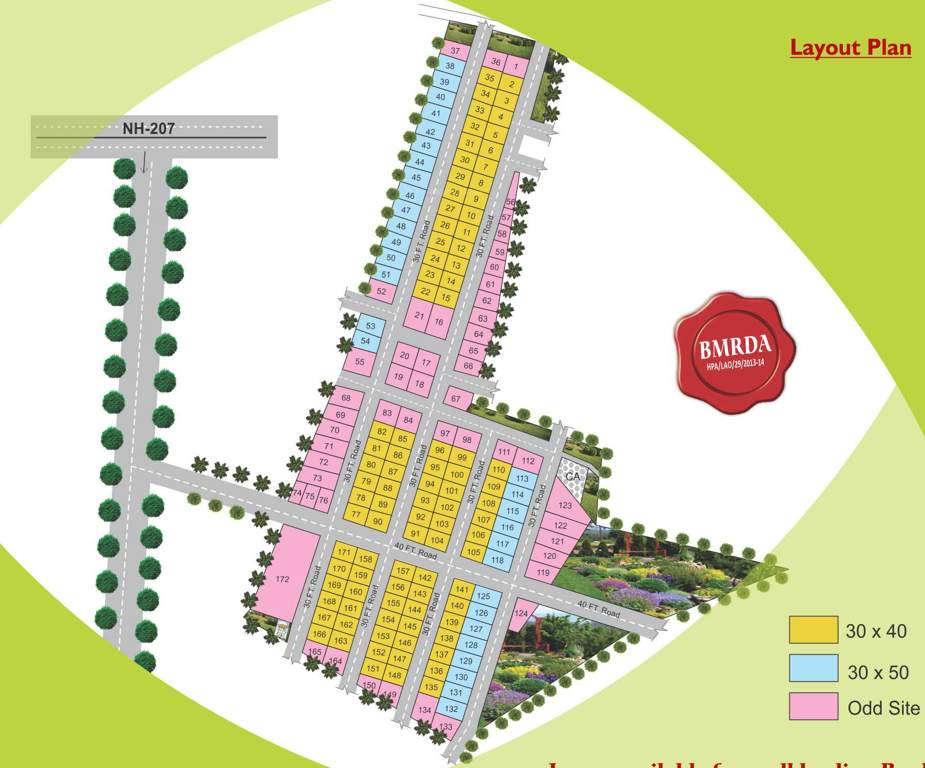 Images for Layout Plan of Avighna Nayana Greens