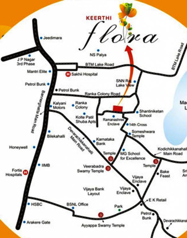 Images for Location Plan of Vibrant Keerthi Flora