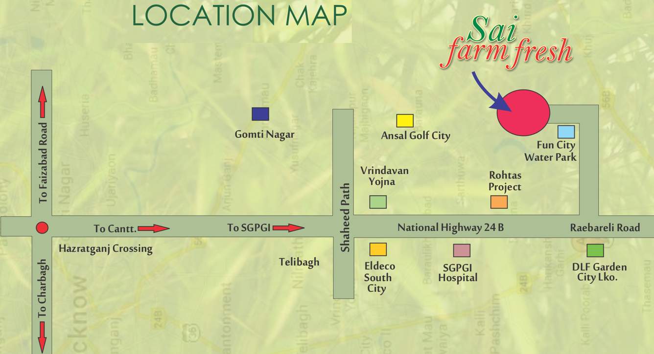 sai farm fresh Images for Location Plan of Sukriti Sai Farm Fresh