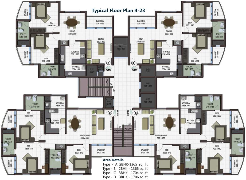  acropolis Images for Cluster Plan of Landmark Acropolis
