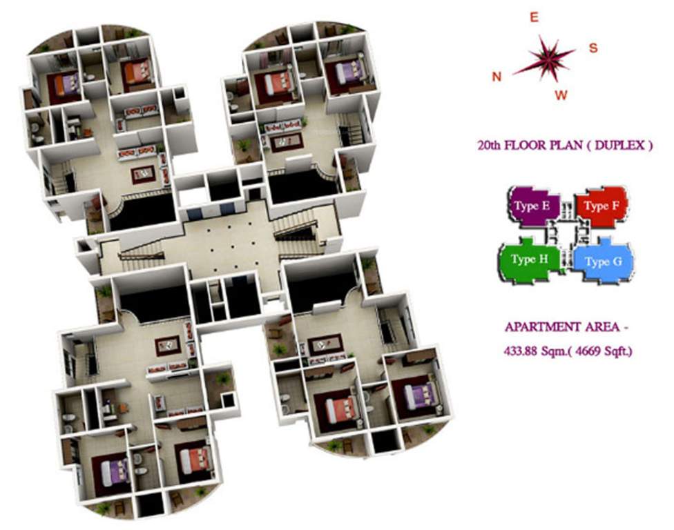  acropolis Images for Cluster Plan of Landmark Acropolis