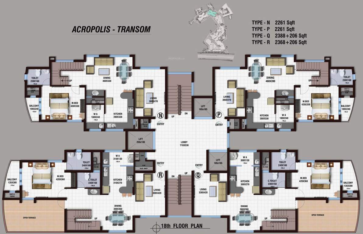 acropolis Images for Cluster Plan of Landmark Acropolis