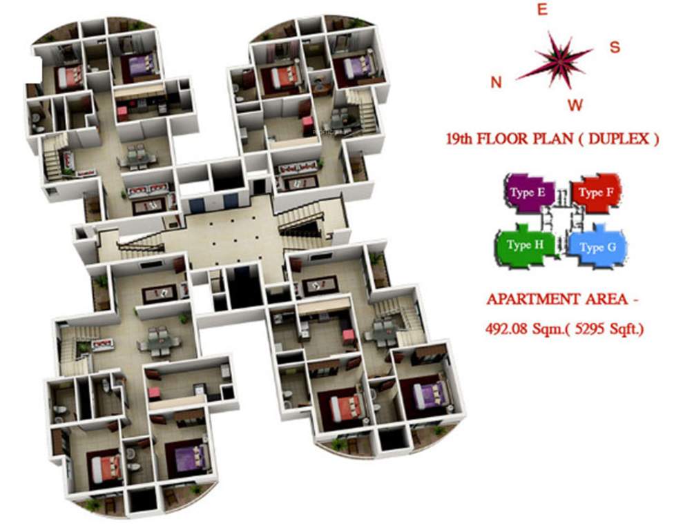  acropolis Pilaster Cluster Plan