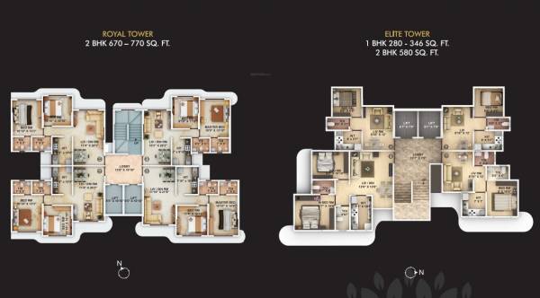  hillway Royal Cluster Plan