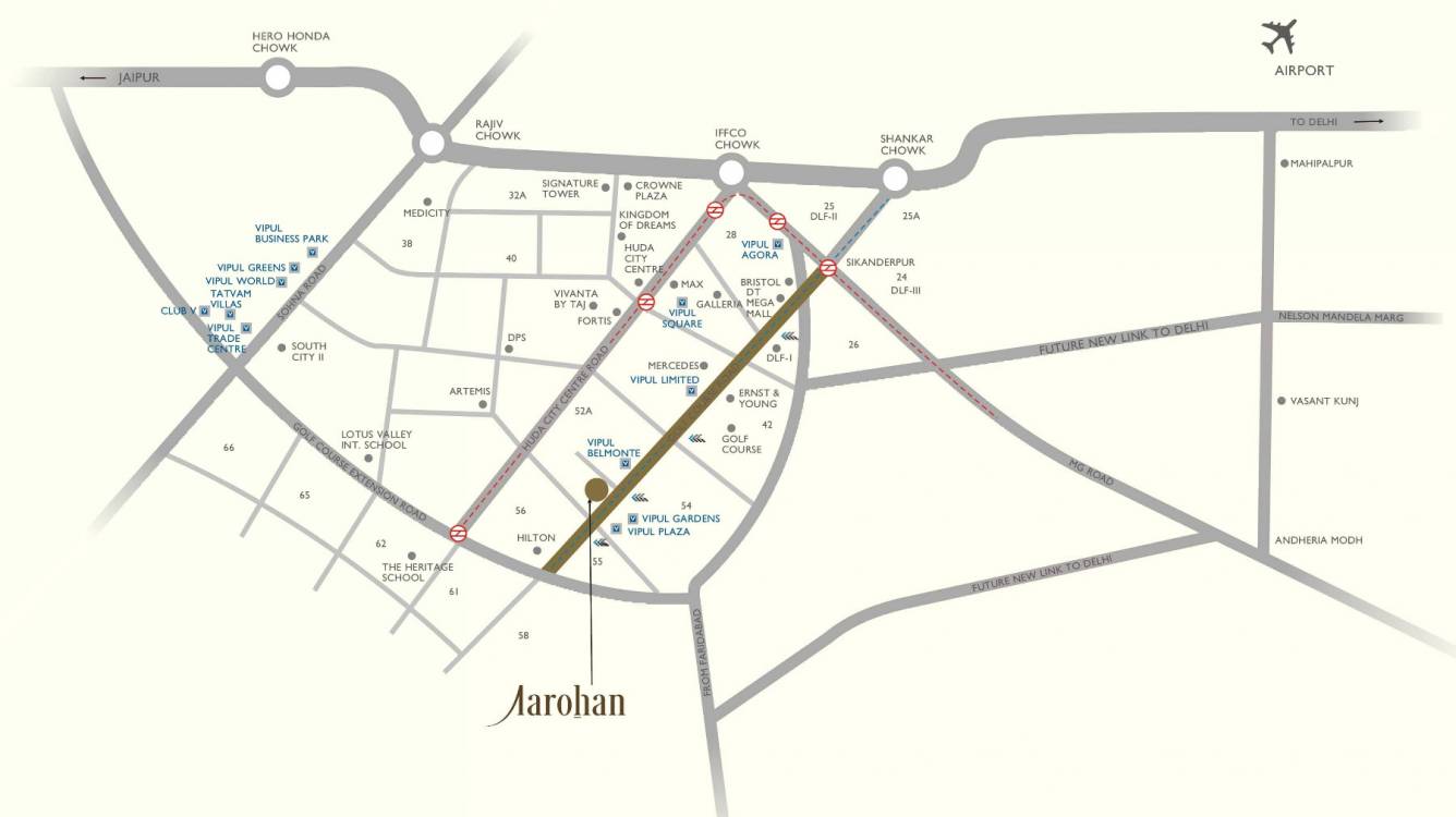 Images for Location Plan of Vipul Aarohan