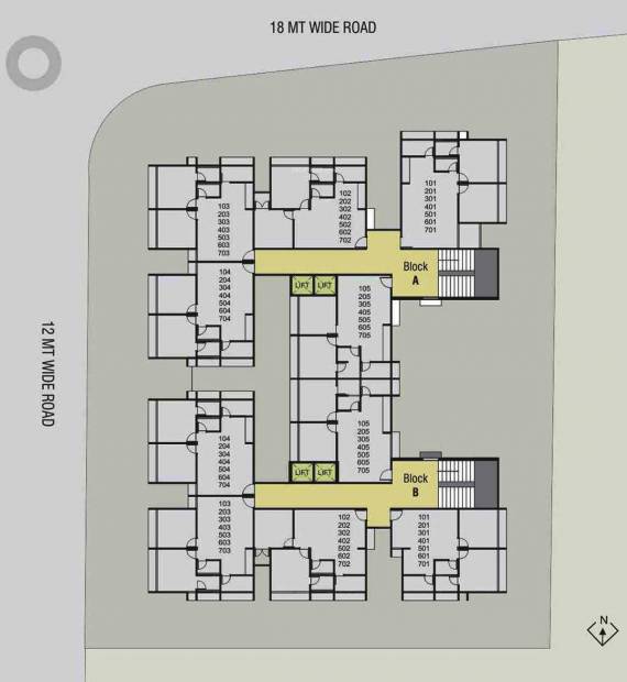  upvan-avenue Images for Site Plan of Vedam Upvan Avenue