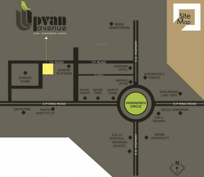  upvan-avenue Images for Location Plan of Vedam Upvan Avenue