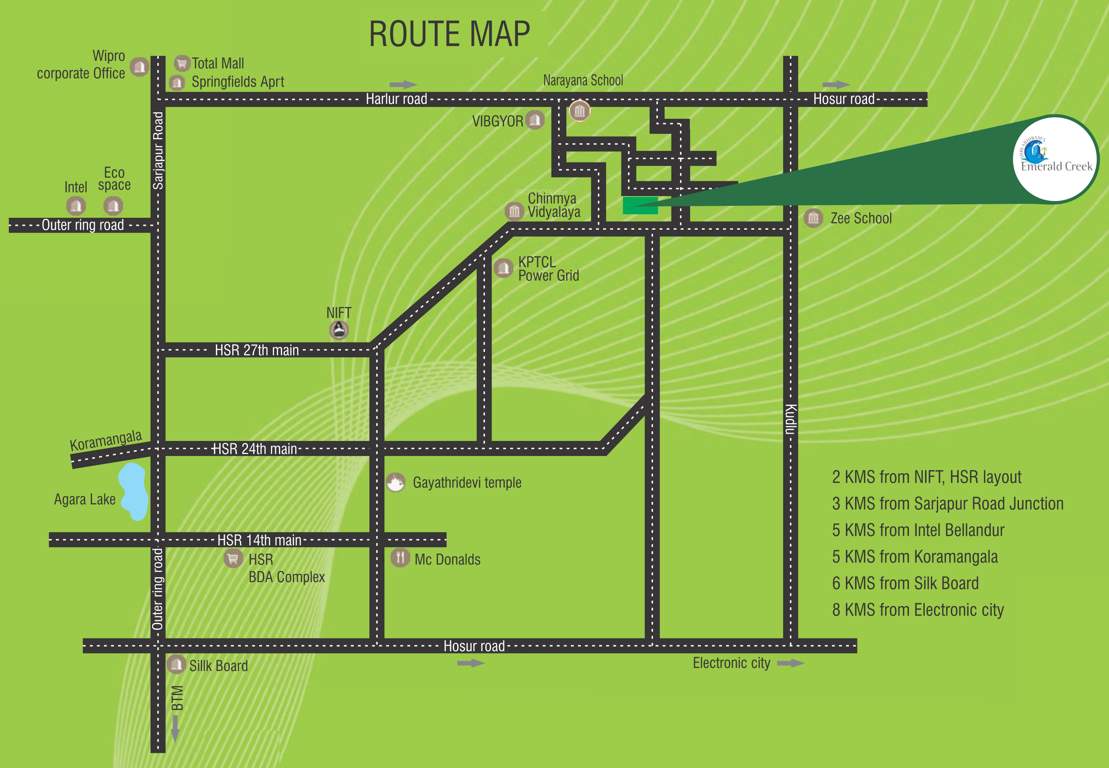  emerald creek Images for Location Plan of Shri Emerald Creek