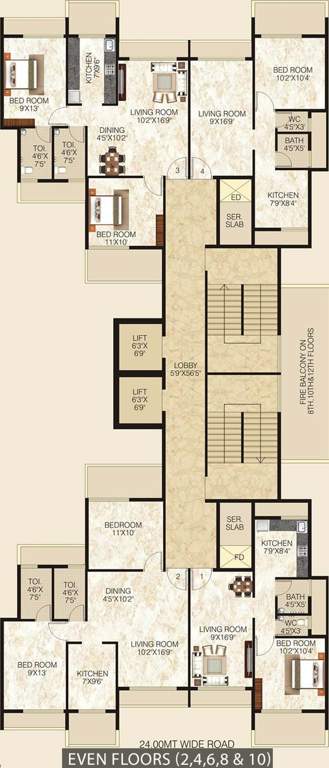  skyways Images for Cluster Plan of Lakhani Skyways