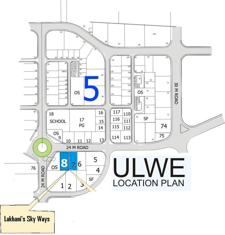  skyways Images for Location Plan of Lakhani Skyways