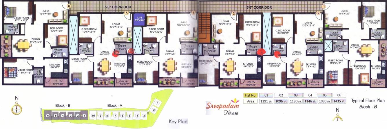 Images for Cluster Plan of Corn Wall Sreepadam Nivasa