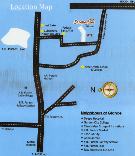 Images for Location Plan of Corn Wall Sreepadam Nivasa