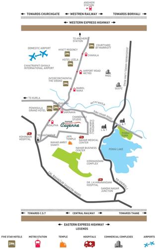  cayenne Images for Location Plan of Nahar Cayenne