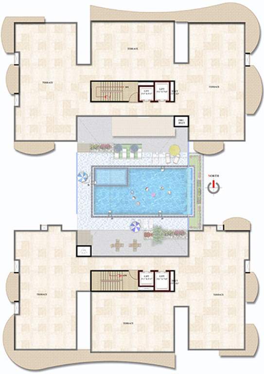  parimala skyview Images for Cluster Plan of Vishnu Parimala SkyView