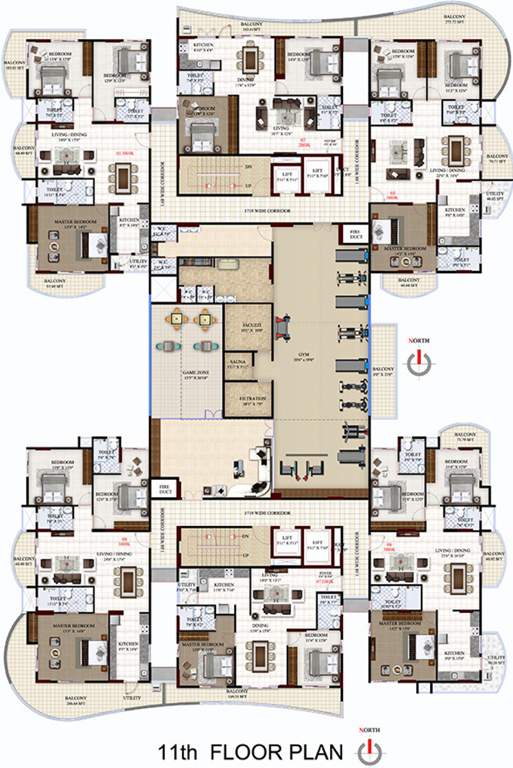  parimala skyview Images for Cluster Plan of Vishnu Parimala SkyView