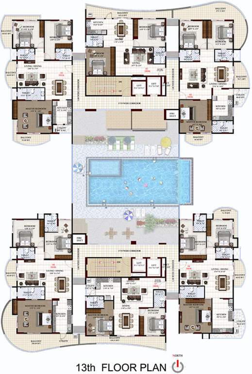  parimala skyview Images for Cluster Plan of Vishnu Parimala SkyView