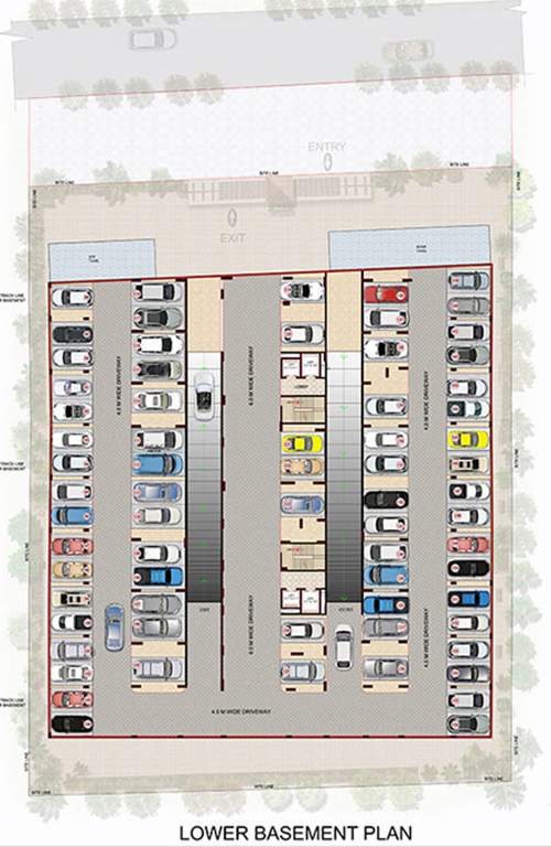  parimala skyview Images for Cluster Plan of Vishnu Parimala SkyView